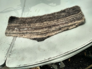 Пояс из собачьей шерсти, прям как в старой рекламе!