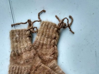 Носочки со шнурочками.